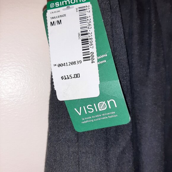 SIMONS Long pleated dark black-grey - Picture 2 of 6